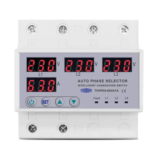Tomzn 3 Phase Volt Ampere Protector